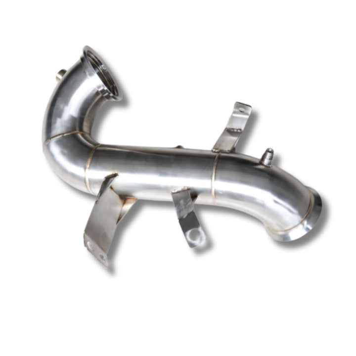 AMG CLA45 exhaust downpipe